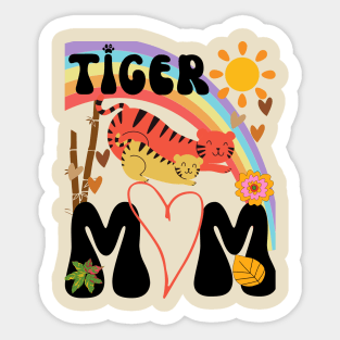 Tiger Mom | Hippie Bohemian Mama Sticker